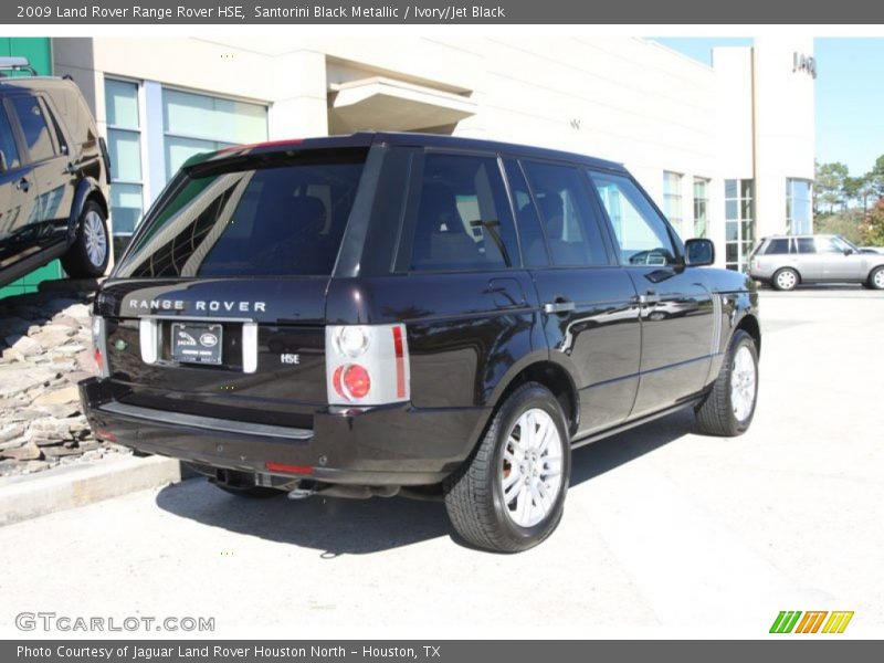 Santorini Black Metallic / Ivory/Jet Black 2009 Land Rover Range Rover HSE