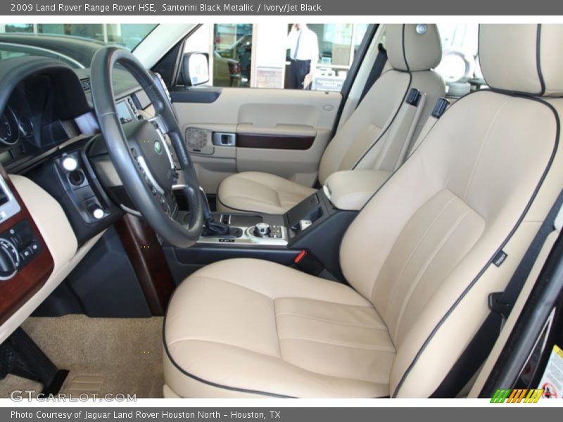 Santorini Black Metallic / Ivory/Jet Black 2009 Land Rover Range Rover HSE