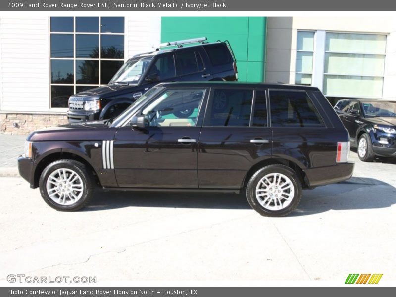 Santorini Black Metallic / Ivory/Jet Black 2009 Land Rover Range Rover HSE