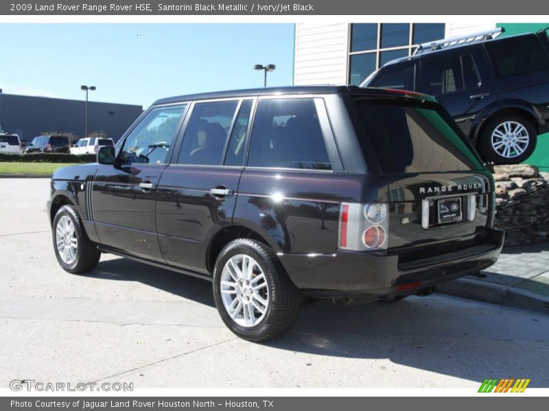 Santorini Black Metallic / Ivory/Jet Black 2009 Land Rover Range Rover HSE
