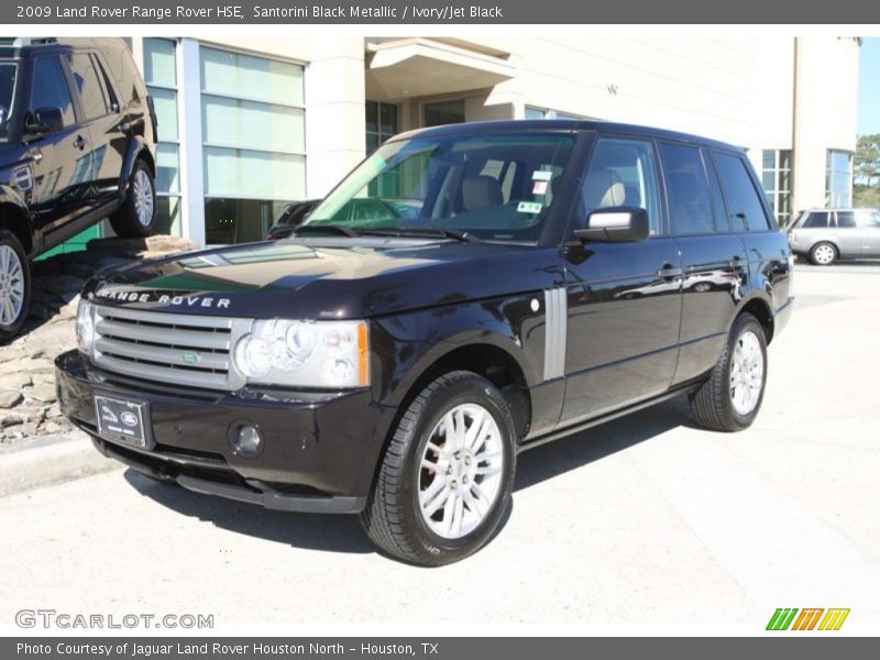Santorini Black Metallic / Ivory/Jet Black 2009 Land Rover Range Rover HSE