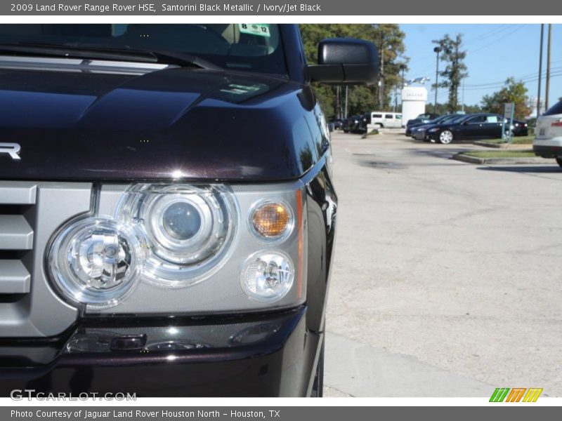 Santorini Black Metallic / Ivory/Jet Black 2009 Land Rover Range Rover HSE