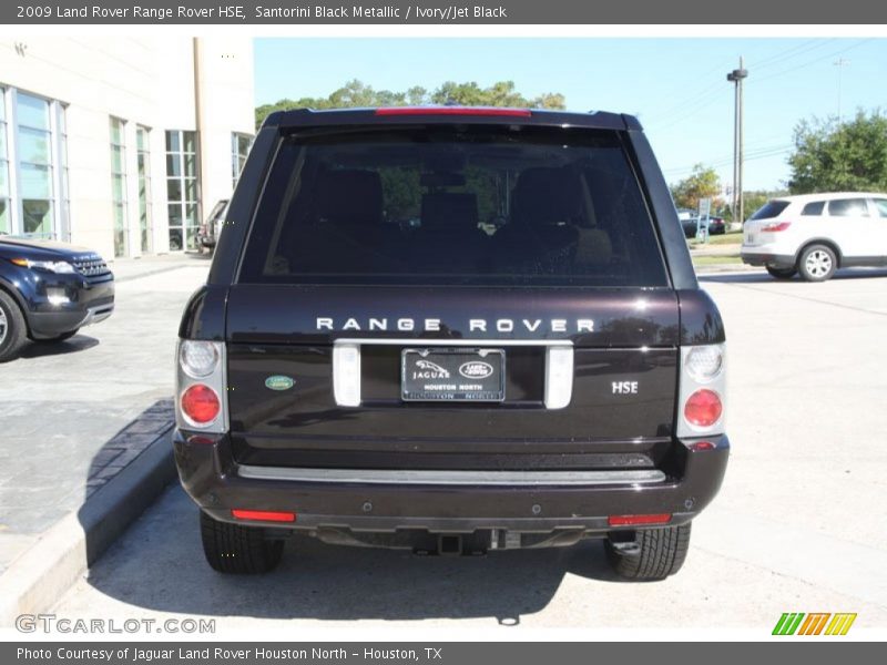 Santorini Black Metallic / Ivory/Jet Black 2009 Land Rover Range Rover HSE