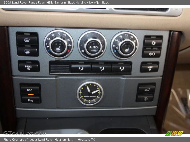 Santorini Black Metallic / Ivory/Jet Black 2009 Land Rover Range Rover HSE