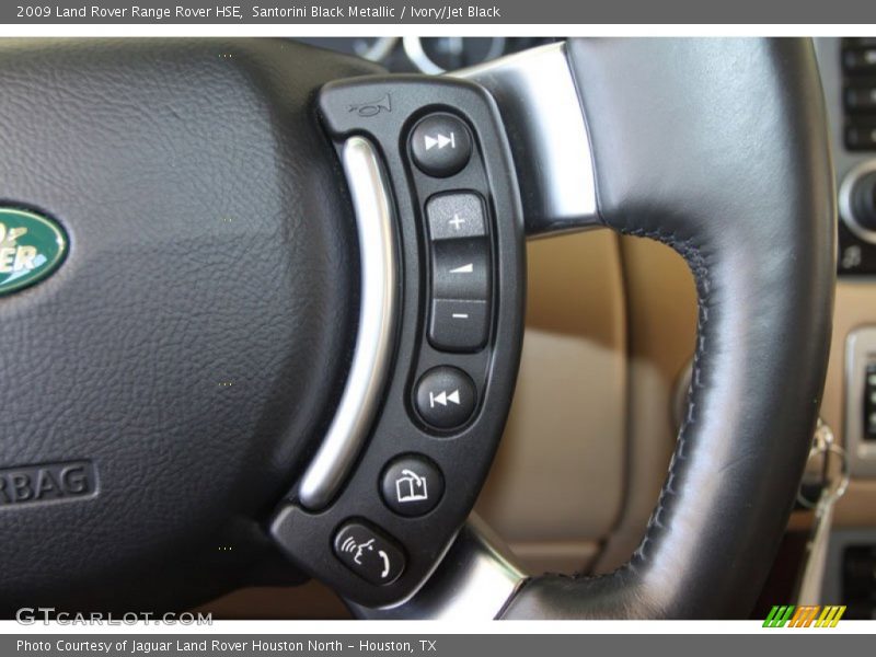 Santorini Black Metallic / Ivory/Jet Black 2009 Land Rover Range Rover HSE
