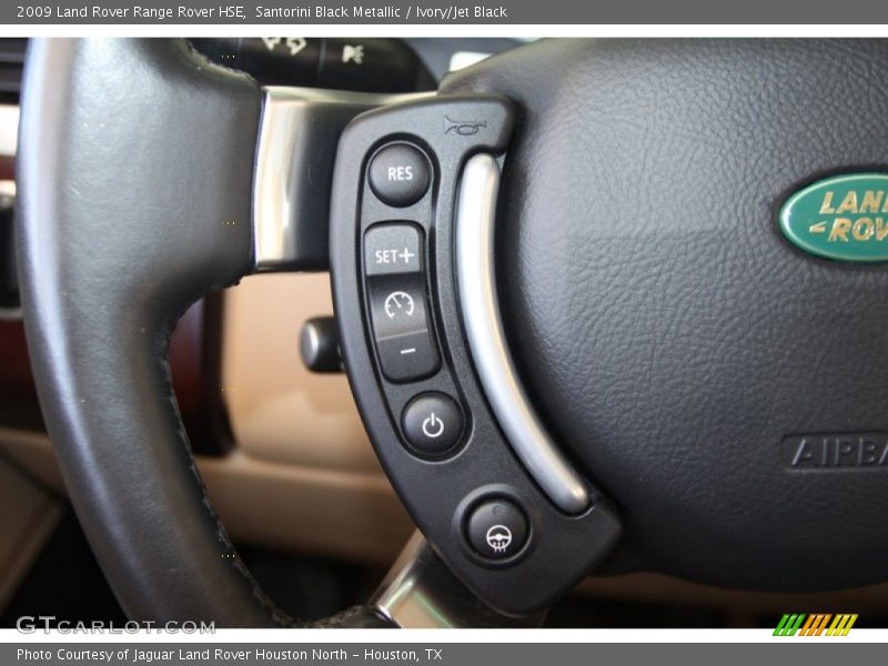 Santorini Black Metallic / Ivory/Jet Black 2009 Land Rover Range Rover HSE