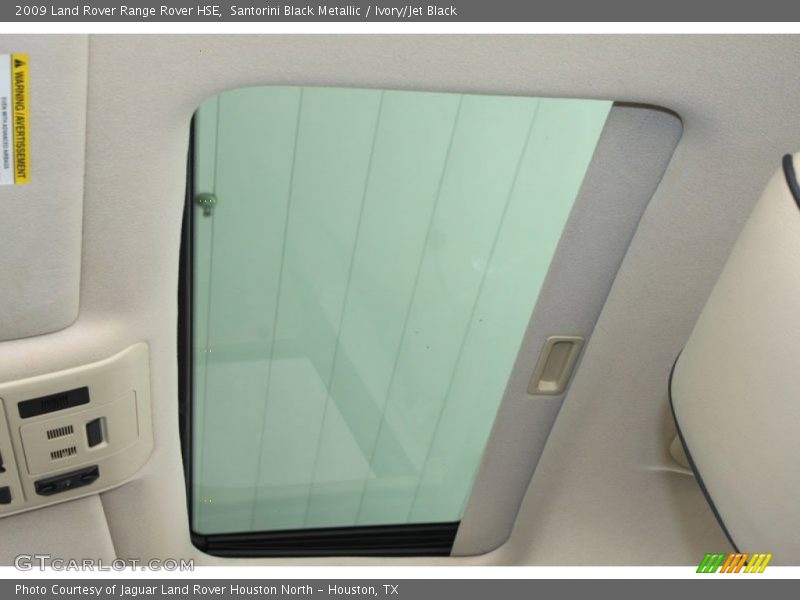 Santorini Black Metallic / Ivory/Jet Black 2009 Land Rover Range Rover HSE