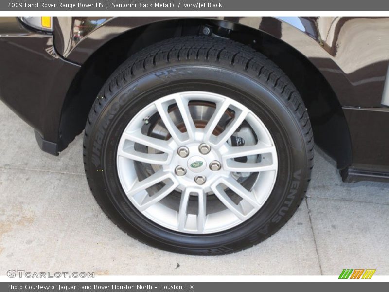 Santorini Black Metallic / Ivory/Jet Black 2009 Land Rover Range Rover HSE