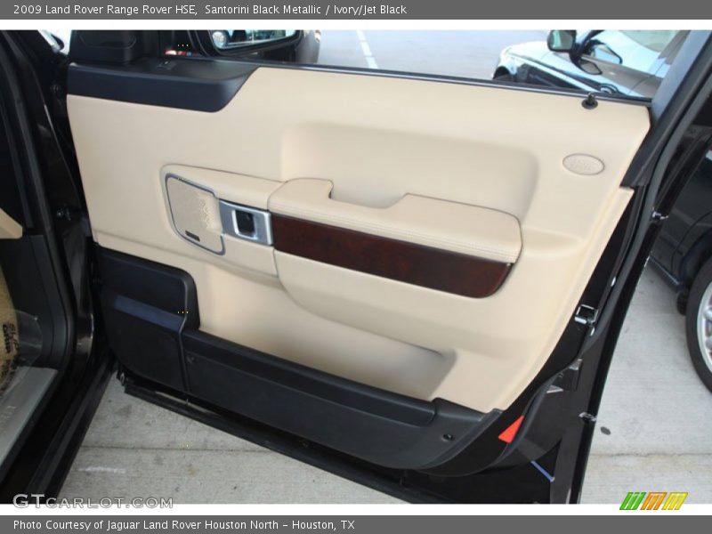Santorini Black Metallic / Ivory/Jet Black 2009 Land Rover Range Rover HSE