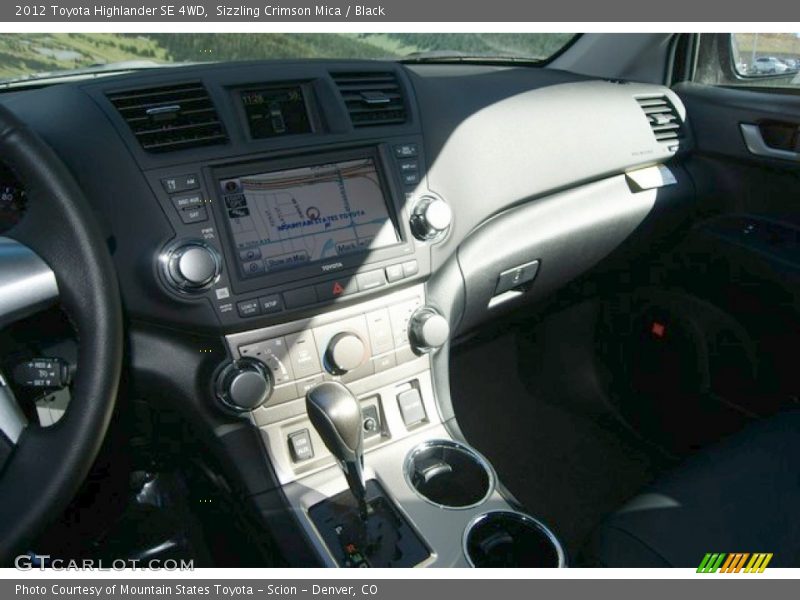 Sizzling Crimson Mica / Black 2012 Toyota Highlander SE 4WD