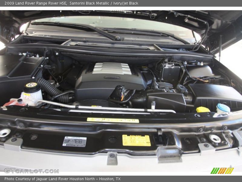 Santorini Black Metallic / Ivory/Jet Black 2009 Land Rover Range Rover HSE