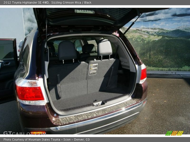 Sizzling Crimson Mica / Black 2012 Toyota Highlander SE 4WD