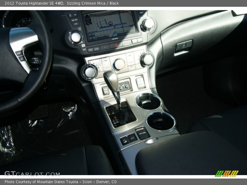 Sizzling Crimson Mica / Black 2012 Toyota Highlander SE 4WD