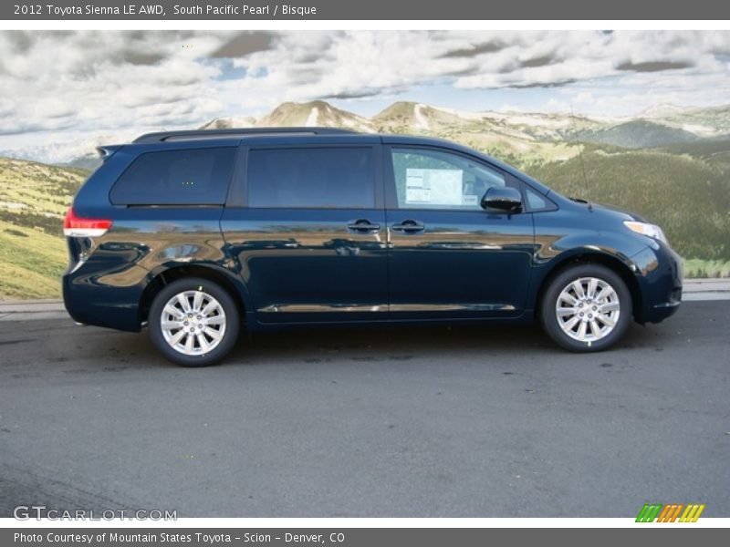  2012 Sienna LE AWD South Pacific Pearl