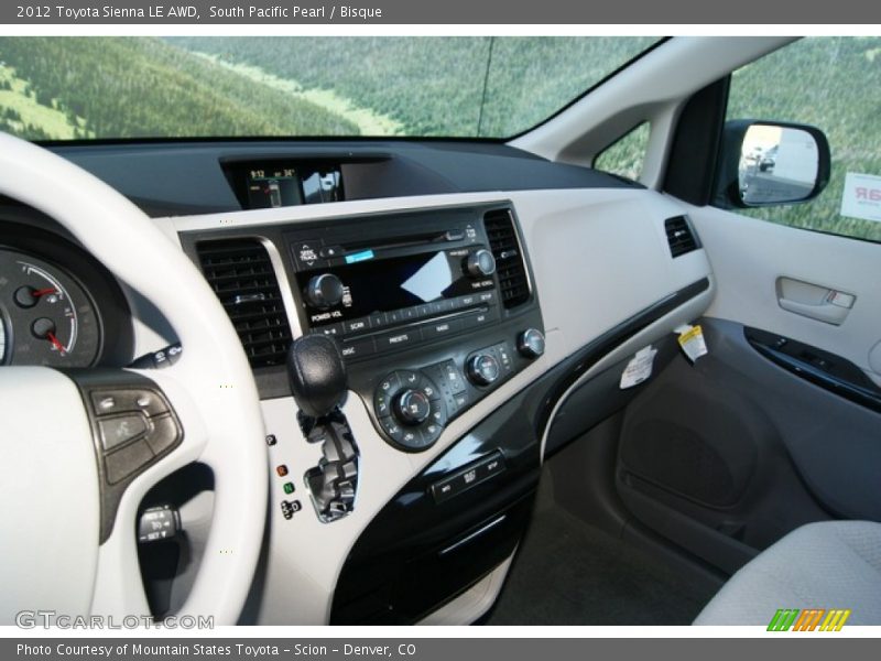 South Pacific Pearl / Bisque 2012 Toyota Sienna LE AWD