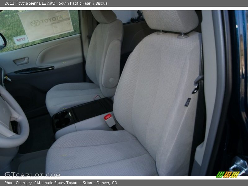 South Pacific Pearl / Bisque 2012 Toyota Sienna LE AWD