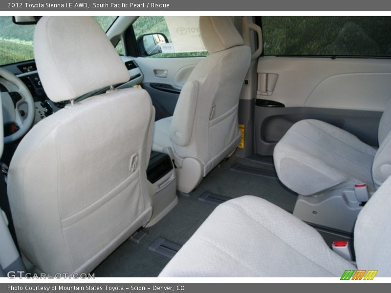 South Pacific Pearl / Bisque 2012 Toyota Sienna LE AWD