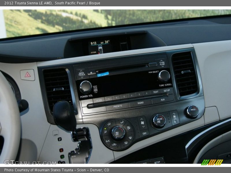 South Pacific Pearl / Bisque 2012 Toyota Sienna LE AWD