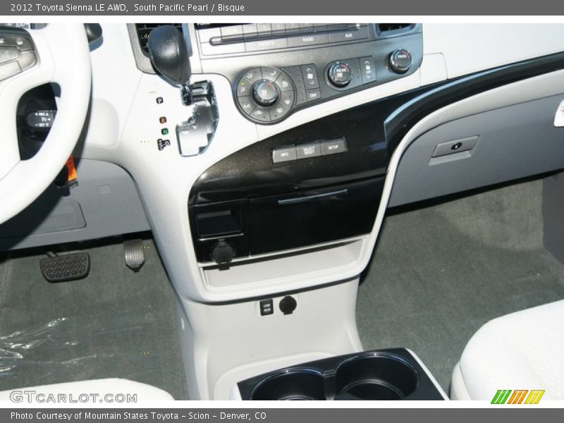 South Pacific Pearl / Bisque 2012 Toyota Sienna LE AWD