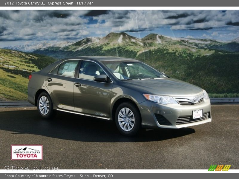 Cypress Green Pearl / Ash 2012 Toyota Camry LE