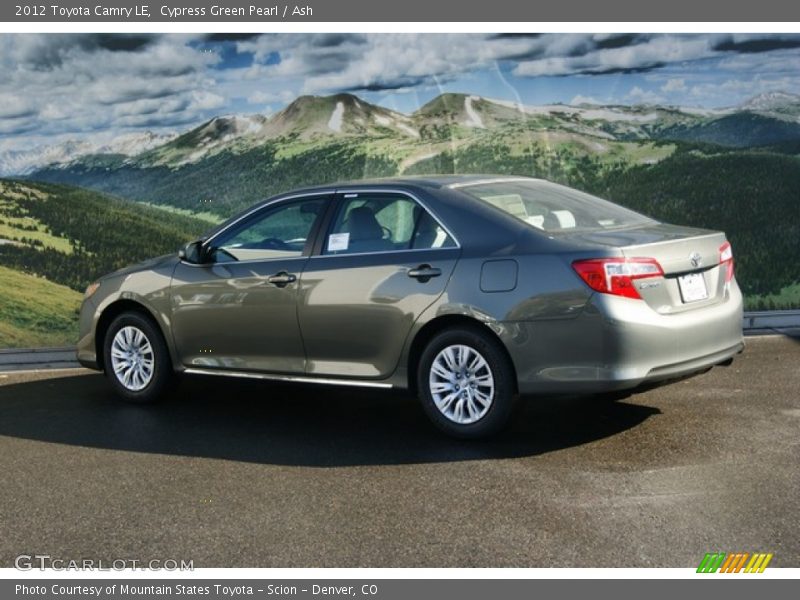 Cypress Green Pearl / Ash 2012 Toyota Camry LE