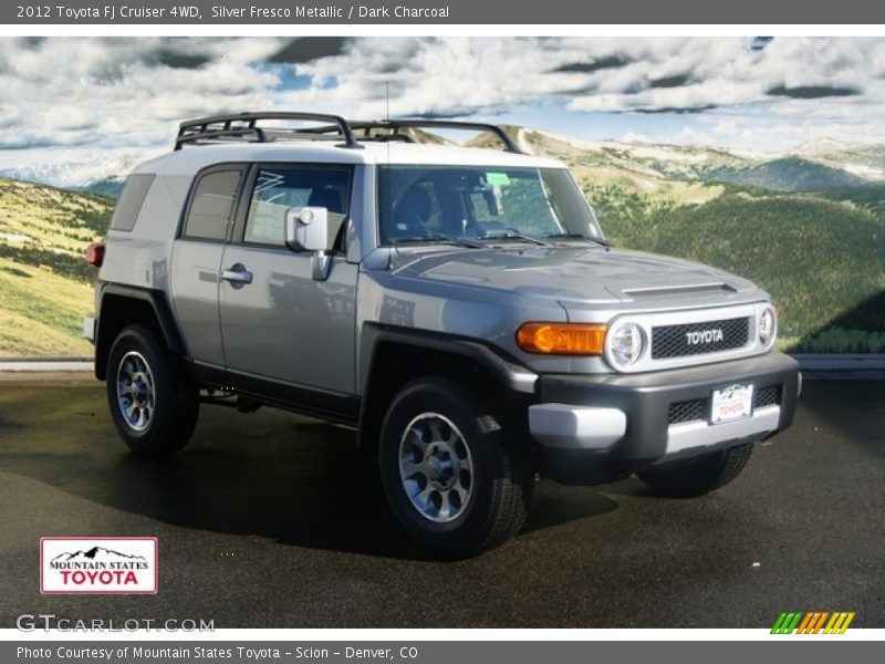 Silver Fresco Metallic / Dark Charcoal 2012 Toyota FJ Cruiser 4WD