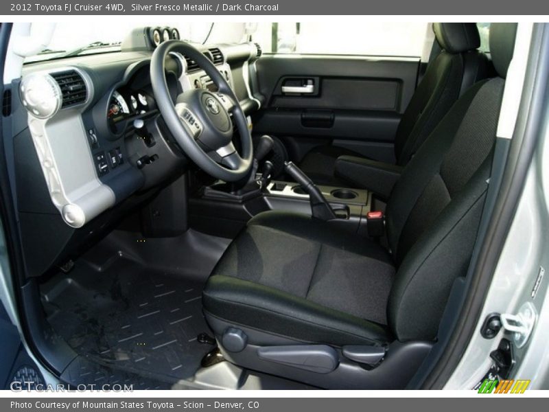 Silver Fresco Metallic / Dark Charcoal 2012 Toyota FJ Cruiser 4WD