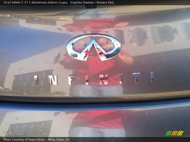 Graphite Shadow / Monaco Red 2010 Infiniti G 37 S Anniversary Edition Coupe
