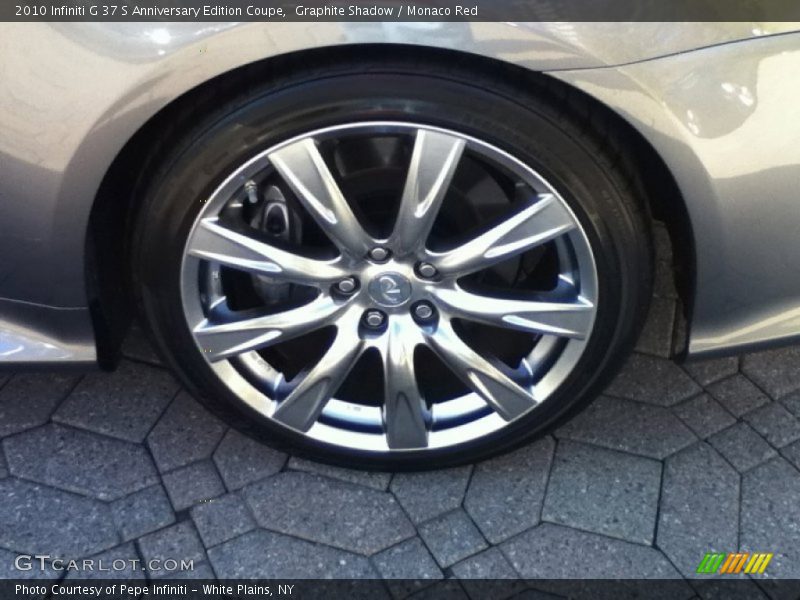 Graphite Shadow / Monaco Red 2010 Infiniti G 37 S Anniversary Edition Coupe