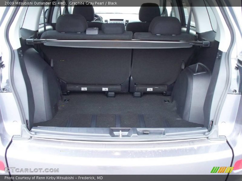 Graphite Gray Pearl / Black 2009 Mitsubishi Outlander ES 4WD