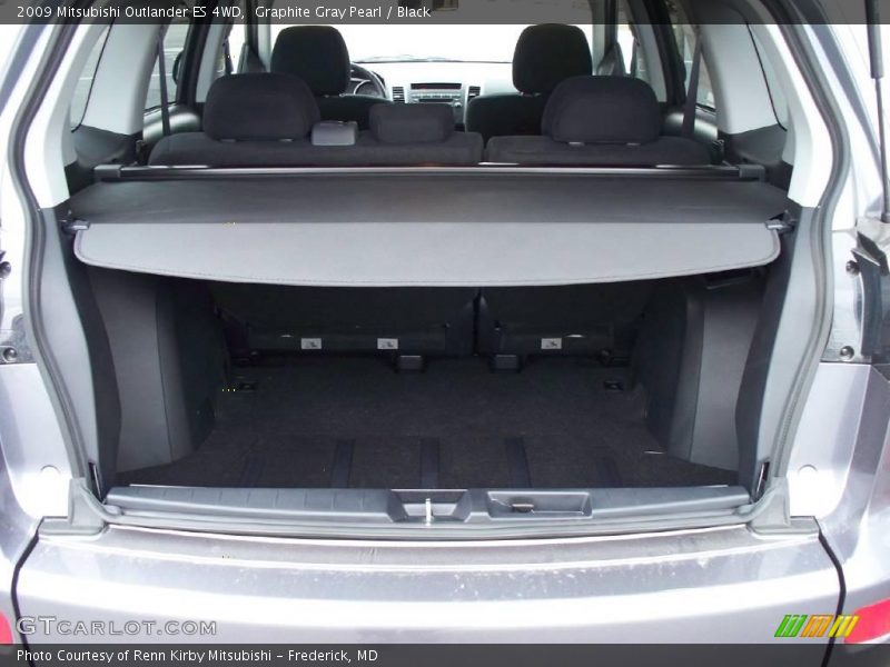 Graphite Gray Pearl / Black 2009 Mitsubishi Outlander ES 4WD