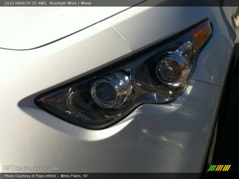 Moonlight White / Wheat 2010 Infiniti FX 35 AWD