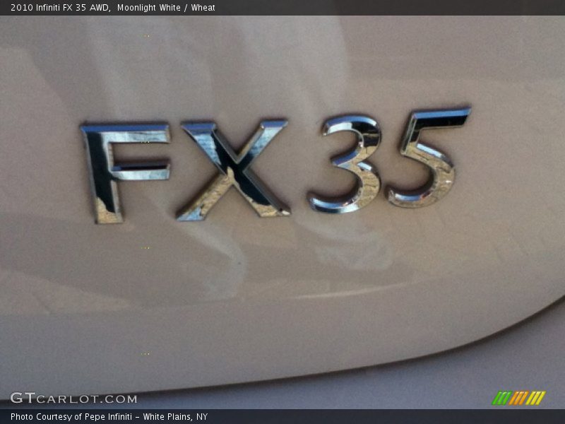 Moonlight White / Wheat 2010 Infiniti FX 35 AWD