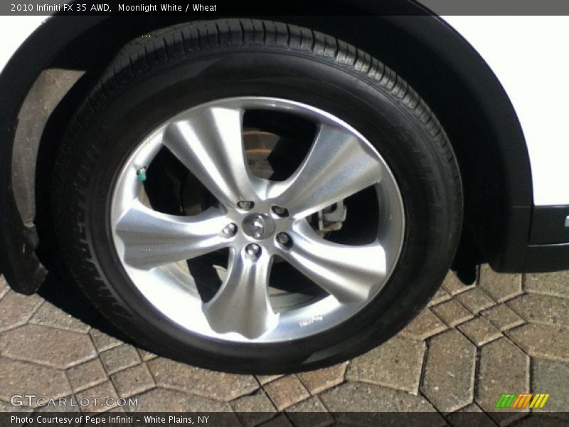 Moonlight White / Wheat 2010 Infiniti FX 35 AWD
