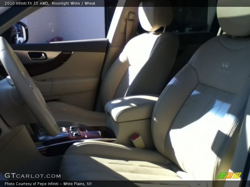 Moonlight White / Wheat 2010 Infiniti FX 35 AWD