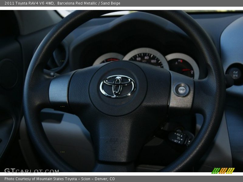 Barcelona Red Metallic / Sand Beige 2011 Toyota RAV4 V6 4WD
