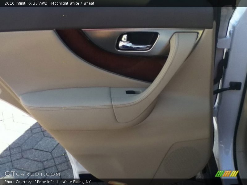 Moonlight White / Wheat 2010 Infiniti FX 35 AWD