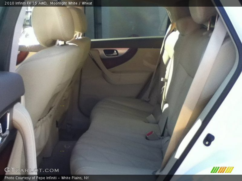 Moonlight White / Wheat 2010 Infiniti FX 35 AWD
