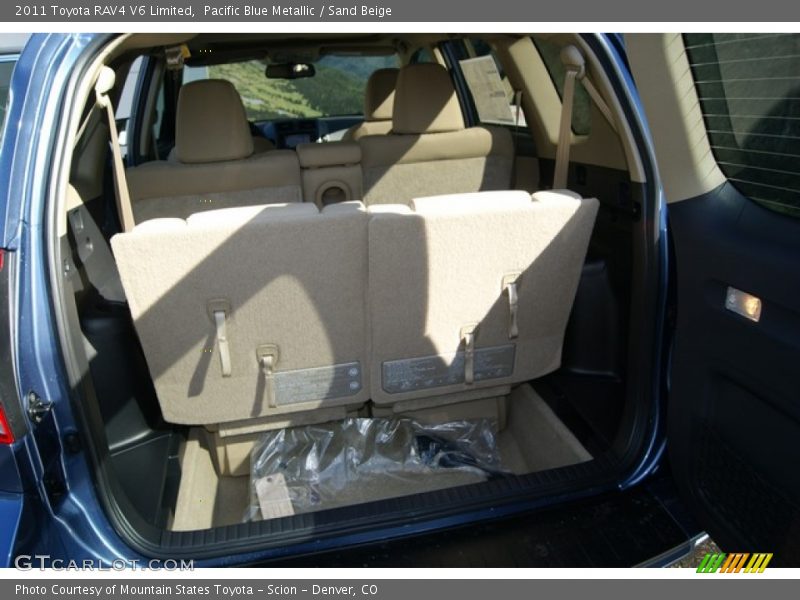 Pacific Blue Metallic / Sand Beige 2011 Toyota RAV4 V6 Limited