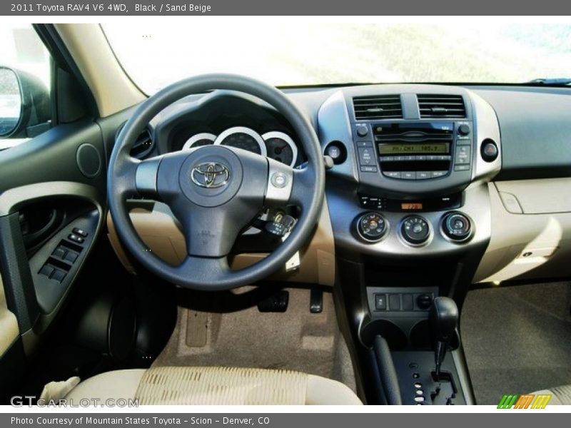Black / Sand Beige 2011 Toyota RAV4 V6 4WD