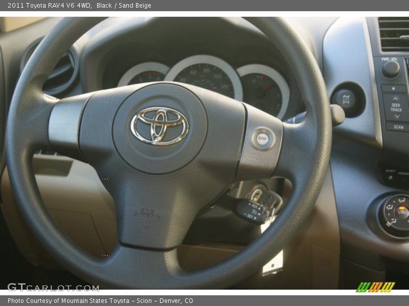 Black / Sand Beige 2011 Toyota RAV4 V6 4WD