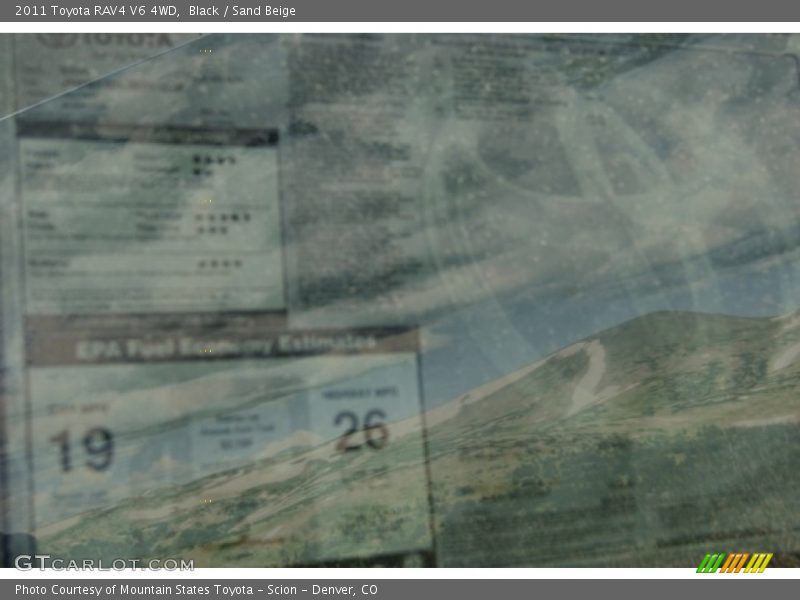 Black / Sand Beige 2011 Toyota RAV4 V6 4WD
