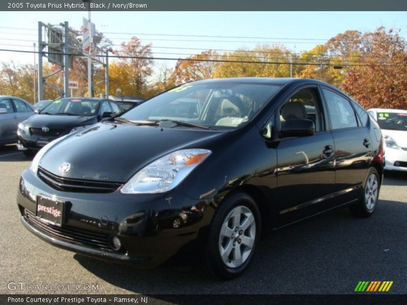 Black / Ivory/Brown 2005 Toyota Prius Hybrid