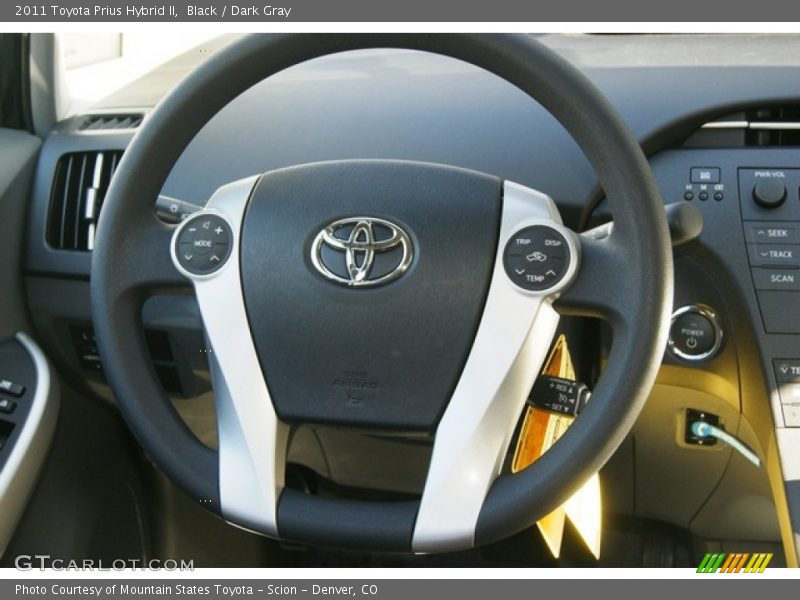 Black / Dark Gray 2011 Toyota Prius Hybrid II