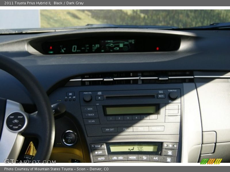 Black / Dark Gray 2011 Toyota Prius Hybrid II