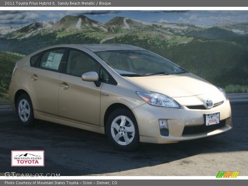 Sandy Beach Metallic / Bisque 2011 Toyota Prius Hybrid II