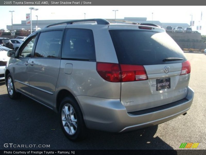 Silver Shadow Pearl / Stone 2005 Toyota Sienna XLE AWD