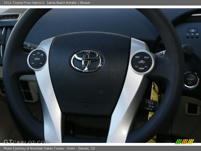 Sandy Beach Metallic / Bisque 2011 Toyota Prius Hybrid II