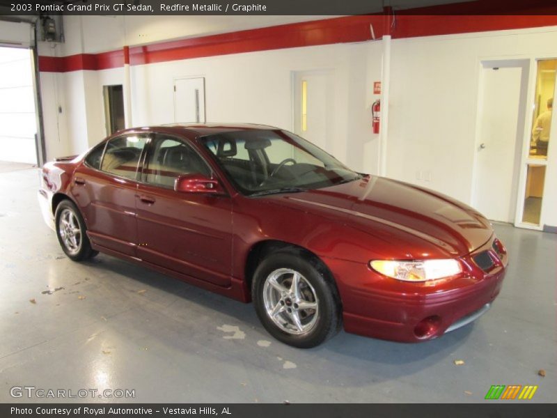 Redfire Metallic / Graphite 2003 Pontiac Grand Prix GT Sedan