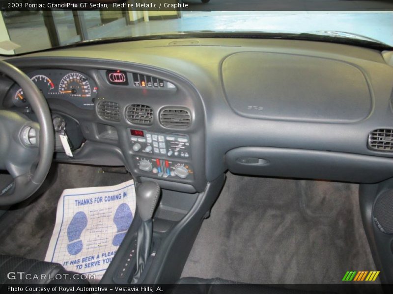 Redfire Metallic / Graphite 2003 Pontiac Grand Prix GT Sedan